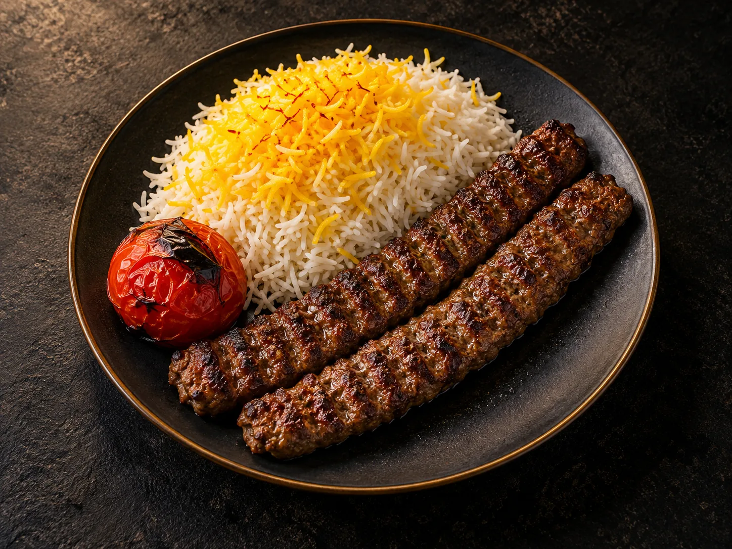چلو کوبیده معمولی